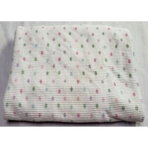 Garanimals Thermal Receiving Blanket Unisex OS White Polka Dot VP115477